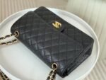 [TOP]Chanel Classic Flag Bag Classic Double Flap Black Caviar Gold Hardware - Bag - Image 19