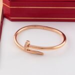 Cartier 18K Gold Nail Bangle Bracelet - Accessories - Image 3