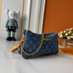 Louis Vuitton Liv Pochette Dark Blue Denim - Bag - Image 3