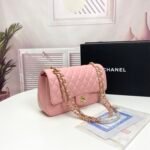 Chanel Classic Double Flap Bag Pink Caviar Golden Hardware - Bag - Image 2