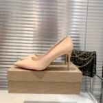 Christian Louboutin Kate Pumps Patent Calf Leather Beige-Shoes - Image 5