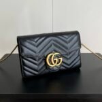 Gucci Marmont Chain Wallet - BlackWallet - Image 2
