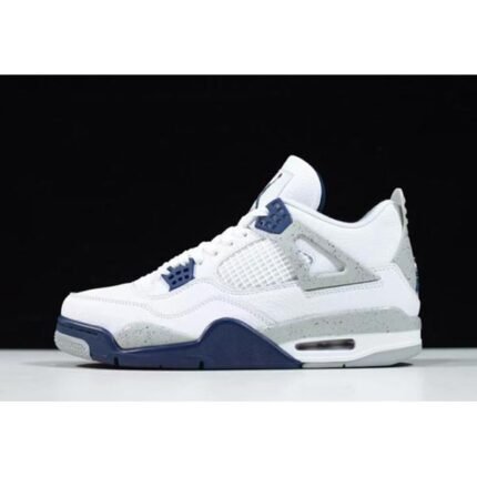 Jordan 4 RetroWhite Midnight Navy - Shoes