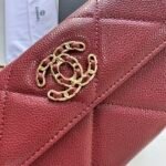 Chanel Chain Shoulder Crossbody Small Bag - Burgundy Bag - Image 7