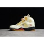 Off-White x Air Jordan 5 Retro SP 'Sail' - Shoes