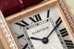 Cartier Tank Louis  Cartier watch, Yellow Gold, Diamonds, Small Model - Image 5