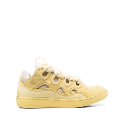 Lanvin LEATHER CURB SNEAKERS - Shoes