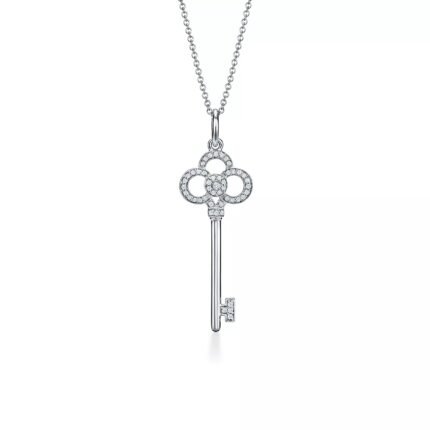 Tiffany Keys Crown Key Pendant Necklace