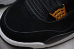 Air Jordan 4 Royalty Black/Metallic Gol - Shoes - Image 8