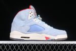 Air Jordan 5 TROPHY ROOM IR ICE BLUE ICE BLUE/SAIL-METALLIC GOLD-UNIVERSITY RED - Shoes - Image 3