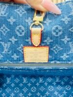 LOUIS VUITTON LV Monogram Jacquard Denim Onthego MM Blue - Bag - Image 9