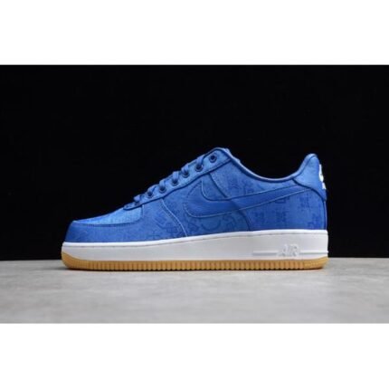 CLOT Nike Air Force 1 Blue Silk CJ529 - Shoes