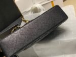 Chanel Classic Flag Bag Jumbo Classic Double Flap Bag Black Caviar Gold Hardware - Bag - Image 11