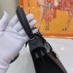 Hermes Kelly Haze Black Silver Hardware - Bag - Image 10