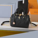 LV Nano Speedy Monogram Empreinte Leather-Black - Bag