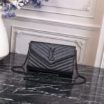 Saint Laurent YSL Cassandre Envelope - Black - Image 2