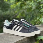 Song For The Mute x AD Originals Campus 80S - Black and Light Green