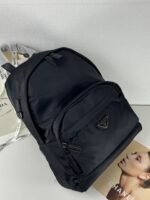 Prada Tessuto Saffiano Backpack Black Schoolbag - Image 2