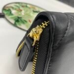Chanel Boy Zip Around Wallet Quilted Caviar Long-Plain Gold Wallet - Image 8