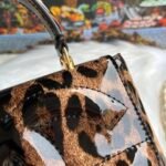 [TOP] Dolce & Gabbana Mini Tote Bag - Leopard Print Bag - Image 5