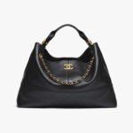 CHANEL  Métiers Dart Shopping Bag Calfskin & Gold-Tone Metal - Black