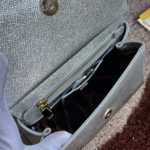 [TOP] Dolce & Gabbana Sicily Handbag - Light Silver Bag - Image 8