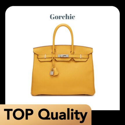 [TOP]  Hermes Jaune Ambre Togo Birkin Palladium Hardware