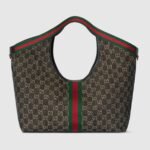 Gucci Giglio large tote bag Black Denim - Image 3