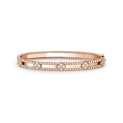Van Cleef & Arpels Perlée sweet clovers bracelet, medium model