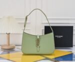 SAINT LAURENT YSL Le 5 à 7 Hobo Bag Leather-Green - Bag - Image 4