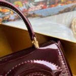 [TOP] Dolce & Gabbana Mini Tote Bag - Burgundy Bag - Image 7