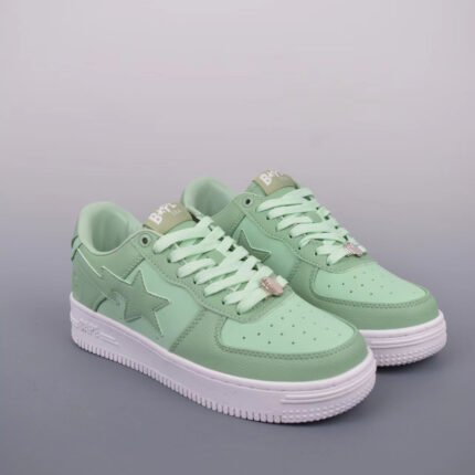 A BATHING APE® Bape Sta Low - Green - Shoes