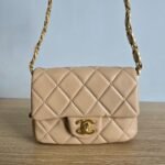 Chanel New 24K Small Underarm Bag - Khaki Bag