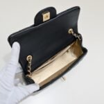 [TOP] Chanel Mini CC Pearl Crush Classic Flap Gold Hardware Black - Bag - Image 8