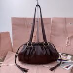 Miu Miu Joie Nappa Leather Bag - Briarwood - Image 4