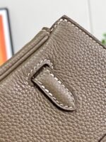 Hermes Birkin Togo Retourne Bag Golden-Dark Green Bag - Image 7