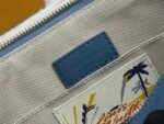 Louis Vuitton Pochette Accessories XL Damier Denim 3D cotton canvas - Denim Blue - Image 10