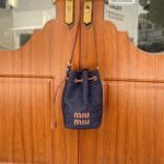 Miu Miu Leather bucket bag-Black - Bag