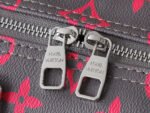 Louis Vuitton Keepall Bandoulière Monogram Glow coated canvas Gray/Pink - Bag - Image 9
