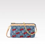 Louis Vuitton x Murakami LV x TM Pochette Denim Accessoires Bag