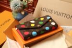 [TOP]Louis Vuitton Wallets Sarah Long Button Wallet - Brown - Image 6