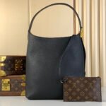 [TOP] LOUIS VUITTON LV Low Key Hobo MM Black - Bag