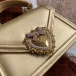 [TOP] Dolce & Gabbana Chain Tote Crossbody Bag - Gold Bag - Image 5