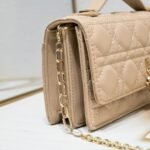 Dior Mini Bag Powder Beige Cannage Lambskin - Image 4