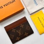 Louis Vuitton Double Card Holder Brown Monogram Wallet ﻿ - Image 5