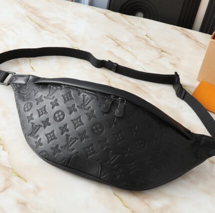 Louis Vuitton Discovery Bum Bag - Black Embossed Bag
