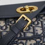 Dior Saddle Blue Chain Pouch Bag - Image 8