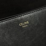 CELINE SOFT TRIOMPHE BESACE IN SUPPLE SHINY LAMBSKIN - Bag - Image 9