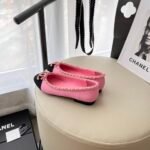 Chanel Patent Calfskin Ballet Flats Vntage Pink- Shoes - Image 6