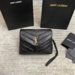 SAINT LAURENT Loulou Toy quilted leather shoulder bag black - Bag - Image 10